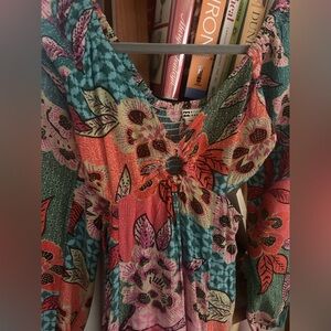 Floral Long Sleeve Dress